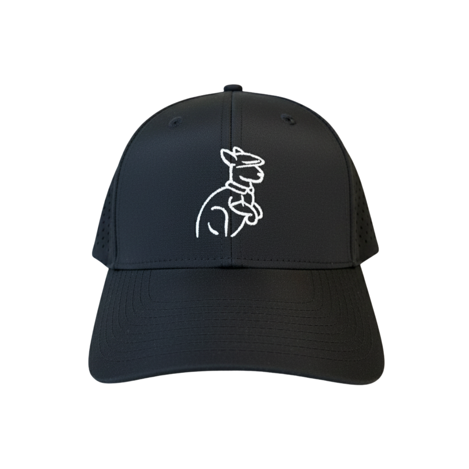 Classic Black 6-Panel – Kangaroo Golf