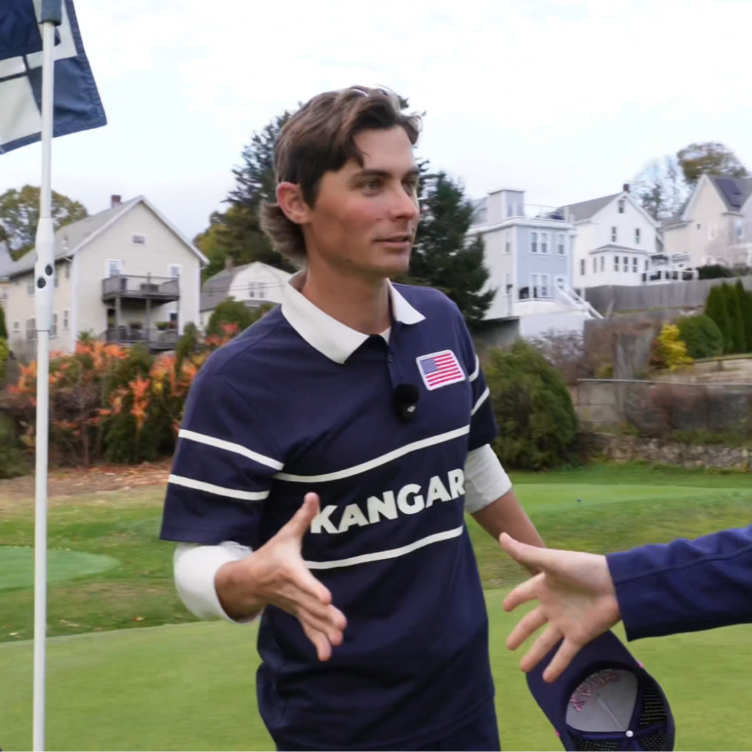 Kangaroo Classic Polo (Navy/White)