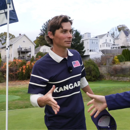 Kangaroo Classic Polo (Navy/White)