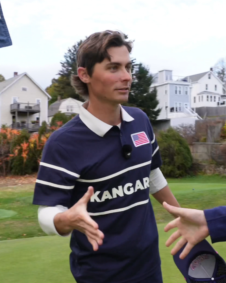 Kangaroo Classic Polo (Navy/White)