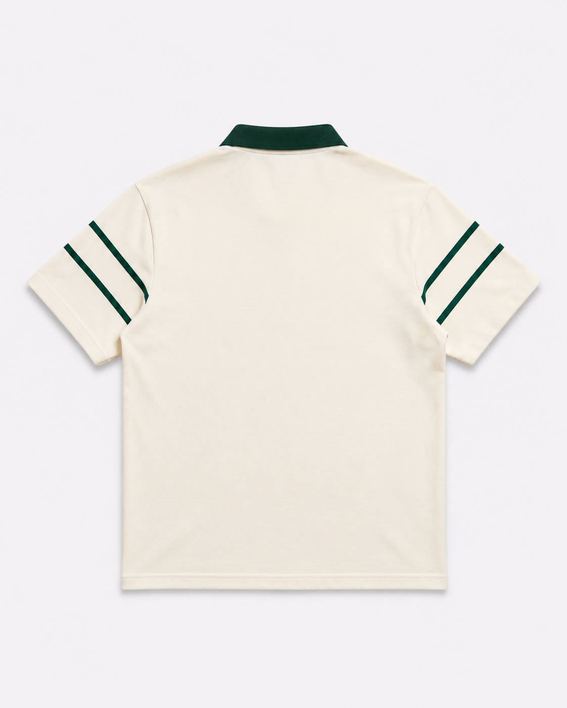 Kangaroo Classic Polo (Cream/Green)